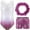 DarkPurple, variant on Baywell Girls Gymnastics Leotards With Matching Shorts Sparkly Ballet Dance Activewear Kids Athletic Apperal Dance Outfit 5-12 Years