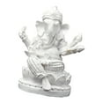 thumbnail image 5 of CoudarTitie Lord Ganesha Statue Resin Buddha Sculpture for Living Room Gifts Centerpiece White 4.7x4.2x6cm, 5 of 9