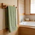 thumbnail image 5 of Partheme 28x55in Embroidered Bath Towel 70x140cm, Soft Anti Fade Highly Absorbent for Bathroom Spa Daily Use, Large Cotton Terry Cloth, C, 5 of 6