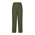 thumbnail image 6 of JUSLIO Pants for Women Workout Comfortable Casual Yoga Pants Green M(US:6), 6 of 9