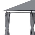 thumbnail image 5 of Patio Umbrellas Outsunny 10' x 13' Outdoor Patio Gazebo, Canopy Shelter with 6 Removable Sidewalls & Steel Frame for Garden, Lawn, Backyard & Deck, Gray,Market Umbrellas, 5 of 10