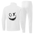 thumbnail image 3 of guisaled Mens Sweatsuits 2pcs Sets Stand Collar Full Zipper Long Sleeve Warm Up Tracksuits Casual Workout Jogging Outfits, 3 of 5