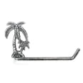thumbnail image 2 of handcrafted nautical decor palm tree wall mounted toilet paper holder, 2 of 7