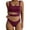 Black, variant on QHFBli Womens One Piece Swimsuit Women's Summer Fashion Suspender Waist Hollow One Swimsuit Solid Color Sexy Bikini Swimsuit