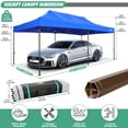 thumbnail image 6 of COBIZI 10x20 Pop Up Heavy Duty Canopy Tent with 4 Sandbags, Commercial Pop Up Tent for Parties All Weather Waterproof and UV 50+ Wedding Tent with Roller Bag, Outdoor Gazebo for Patio,blue, 6 of 8
