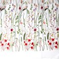 thumbnail image 3 of 135x100cm Flower Floral Embroidery Colorful Mesh Wedding Dress Lace Fabric, 3 of 6