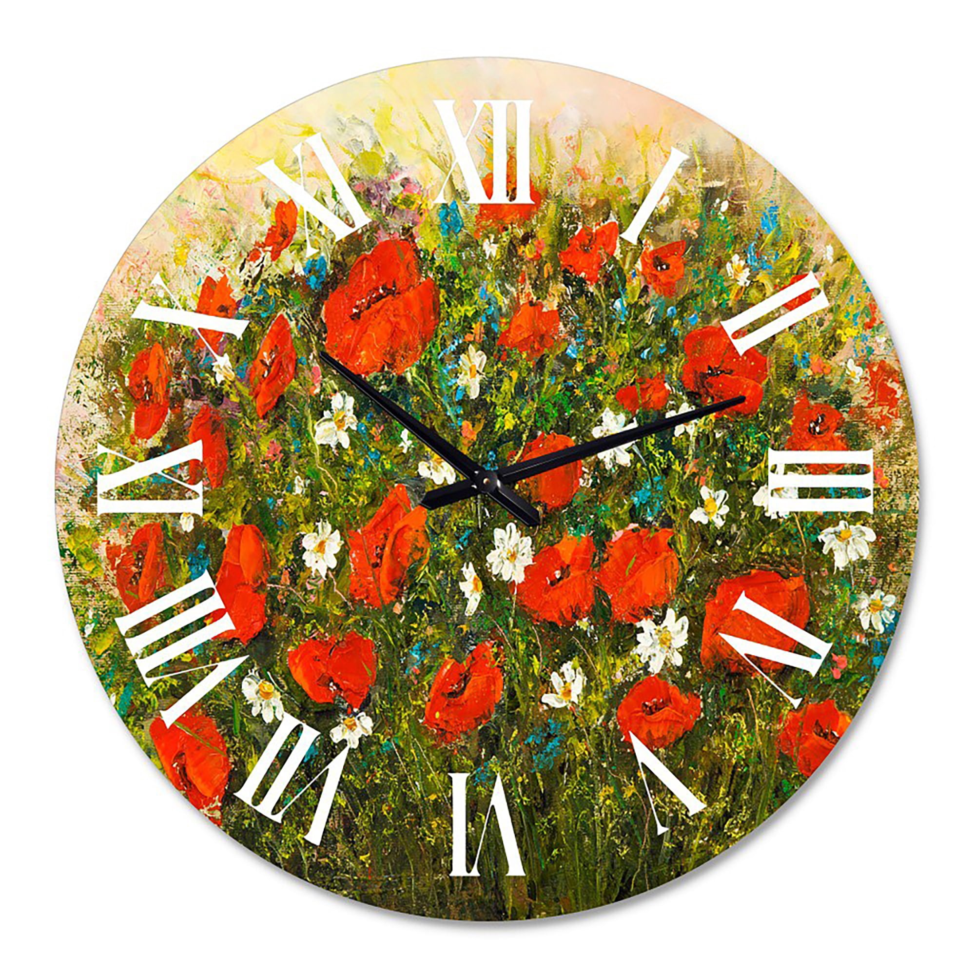 Designart 1 in Quartz Traditional Wall Clock