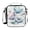 Beautiful Ink Tulips, variant on Haosy Violet Block Reusable Lunch Box Men/Women Insulated Lunch Bag for School Picnic Travel