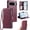 Red, variant on For Google Pixel 10A Wallet Case,Crossbody Strap Diamond Patterned PU Leather Flip Cover with RFID Blcoking Card Slots Cash Pocket Wrist Strap Kickstand Phone Case for Women Girls,Red
