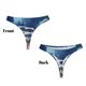 thumbnail image 3 of Balery Moonlit Night Sea Sailboat Tangas de Algodón para Mujer con Estampado – Ropa Interior Sexy, Transpirable, G-string-Small, 3 of 6