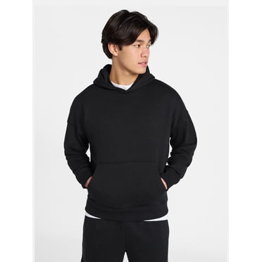 No Boundaries Oversized Hoodie with Long Sleeves, Men's XS-4XLT