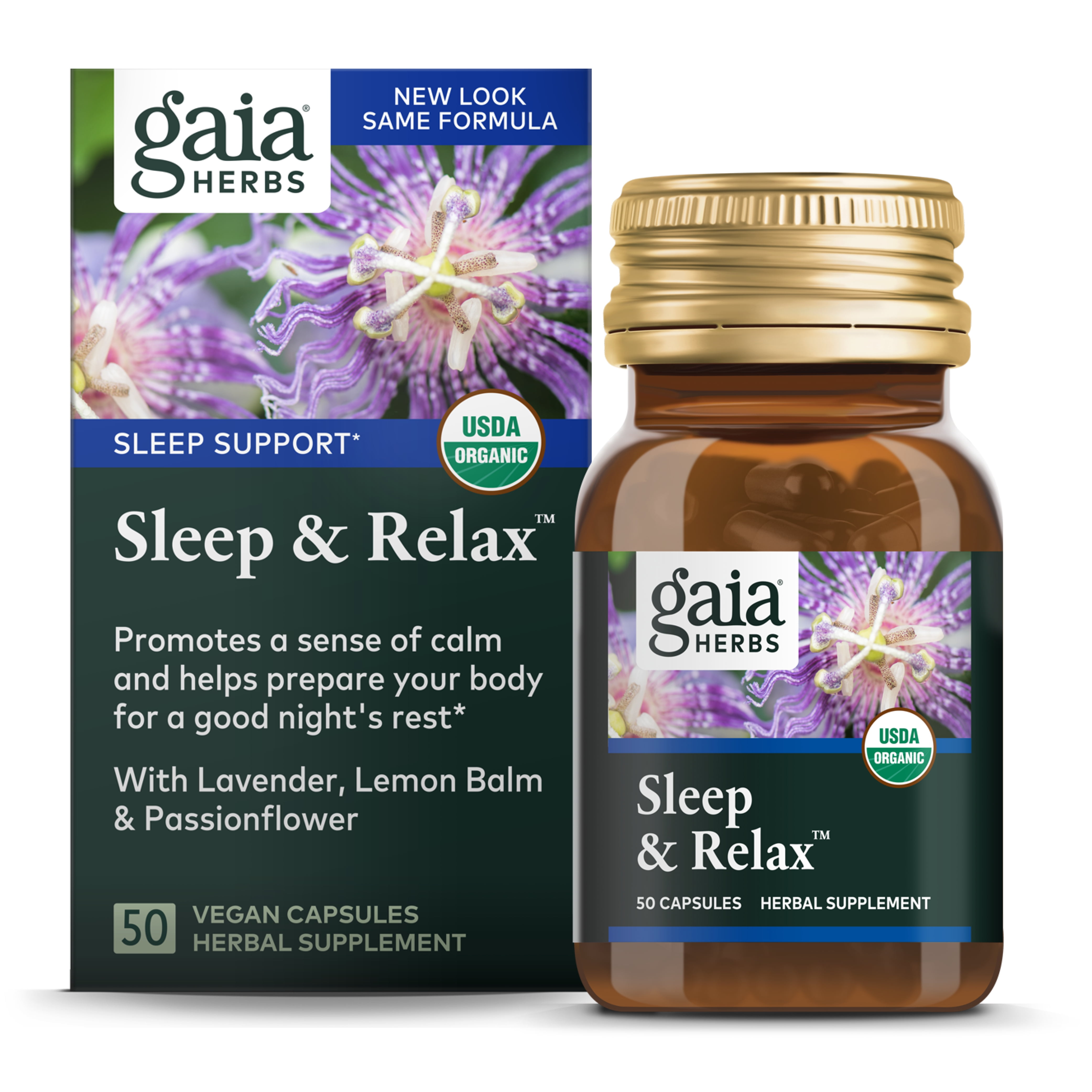 Gaia Herbs Sleep & Relax Natural Sleep Aid for a Natural Calm to Help
