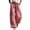 Red, variant on LUVDA Gingham Wide-Leg Pants for Women Elastic High Waist with Pockets Lightweight Flowy Trousers for Casual & Boho Style