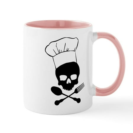 

CafePress - Skull &Amp; Crossbones Chef Coffee Mug - 11 oz Ceramic Mug - Novelty Coffee Tea Cup
