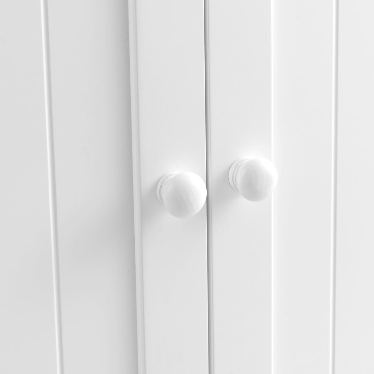 Topbuy Bathroom Storage Cabinet with Double Doors Wooden Cupboard Shoe Cabinet White