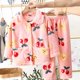 thumbnail image 1 of New 2023 Kids Winter Soft Flannel Pajamas Clothing Sets Boys Girls Cartoon Thicken Warm Lapel Tops with Pants Pyjamas Sleepwear, 1 of 4