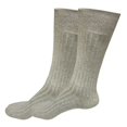 thumbnail image 1 of 2 pairs Mens Breathable Comfortable Cotton Soft Fashion Casual Classic Crew Business Dress Socks Over the Calf Size 9-11 10-13, 1 of 5