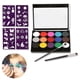 thumbnail image 1 of Kit de paleta de pintura facial Rainbow para niños y adultos, fácilmente lavable, 1 of 4