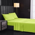 thumbnail image 1 of Bedding Sheets Single Piece Solid Color Brushed Sheets Bed Sheets Home Textiles Beds Four Queen Sheets + Sheets + Pillowcases*2, 1 of 1