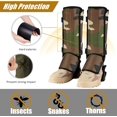 thumbnail image 3 of Polainas para piernas, 2 pares de polainas para botas Polainas impermeables para hombres y mujeres Tela Oxford antidesgarro para senderismo al aire libre Caminar Caza Esquí en la nieve Acamp, 3 of 5