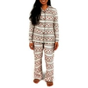 Matching Family Christmas Pajamas Women's Fairisle 2-Piece Pajama Set