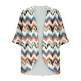 thumbnail image 3 of Bohemian Cardigan for Women 3/4 Length Sleeve Lightweight Summer Cardigan Light Womens Jacket Women's Cardigans, 3 of 4
