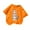 Orange, variant on ZACPNCV Girls Tops Short Sleeve Animals Graphic Tees Summer T Shirts Crewneck Shirts Tees Blue 4-6 Years