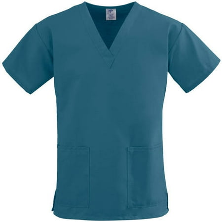 

Unisex ComfortEase Ladies V-Neck Two-Pocket Scrub Top
