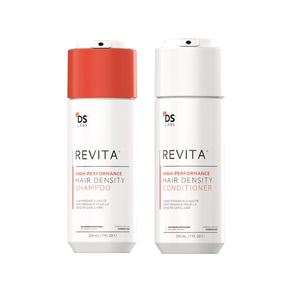 DS Laboratories Revita Shampoo and Conditioner Set, Hair Thickening Shampoo and Conditioner to Support Hair Growth, Sulfate Free Shampoo an