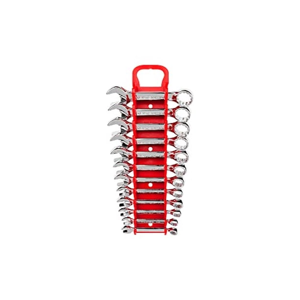 Juego de llaves TEKTON Stubby Combination de 12 piezas (8-19 mm) con H
