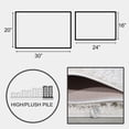 thumbnail image 4 of Ottomanson Chimera Non-Slip Rubberback Polyester Cream Bath Rug Set, 2 Piece, 4 of 8