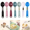 thumbnail image 2 of huanledash Digital Spoon Scale with Hanging Hole LCD Display Food Grade Plastic Spoon 0.1-500g Measurement Portable Food Flour Pet Food Electronic Measuring Spoon Kitchen Gadget, 2 of 8