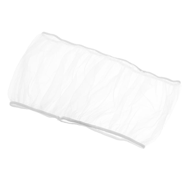 Unique Bargains 33x8' Réglable Oiseau Cage Filet Couverture Plume Receveur Garde Doux Maille Aérée Jupe, Blanc