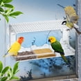 thumbnail image 4 of Clear Bird Feeder Window Mount with Suction Grip 1 Set Bird Feeding Station Food Holder for Outdoor Bird Watching, 4 of 8