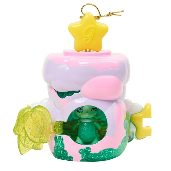 Purple Glimhouse with green Glimmie