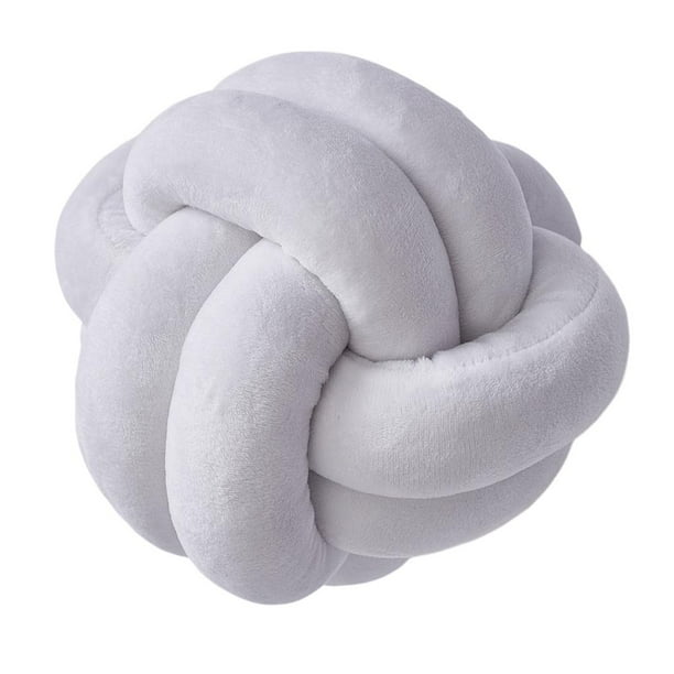 Almohada de nudo Almohada de nudo Almohada nórdica Almohada decorativa Almohada decorativa y habitación Blanco 2-18cm