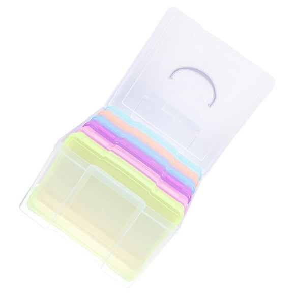 Photo Storage Box Bead Organizer Postcard Plastic