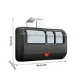 thumbnail image 2 of Clearance! Garage Door Opener Remote Universal, Replacement for 3-Button Remote with Visor Clip, 2 of 6