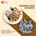 thumbnail image 6 of NY SPICE SHOP Mini Dark Chocolate Nonpareils with White Seeds - 3 Pound - Mini Dark Chocolates Snow Caps, 6 of 7