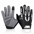 thumbnail image 1 of (Cut: S)Lightweight racing gloves, reflective gloves for driving, cycling gloves with anti-slip gel pad and shock absorber, breathable training gloves, 1 of 4