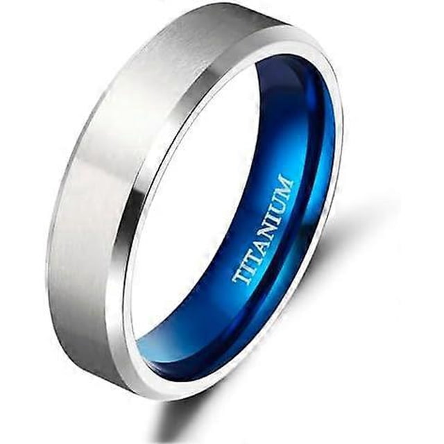 Titanium Rings 4MM 6MM 8MM 10MM Wedding Band in Comfort Fit Matte for Men Women Size 3-15