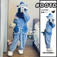 thumbnail image 3 of Winter New Cosplay Shark Pajamas Cartoon Animal Sleeping Bag Home Wear Warm Leisure Men And Women Trend Pajamas Shark Clothes, 3 of 4