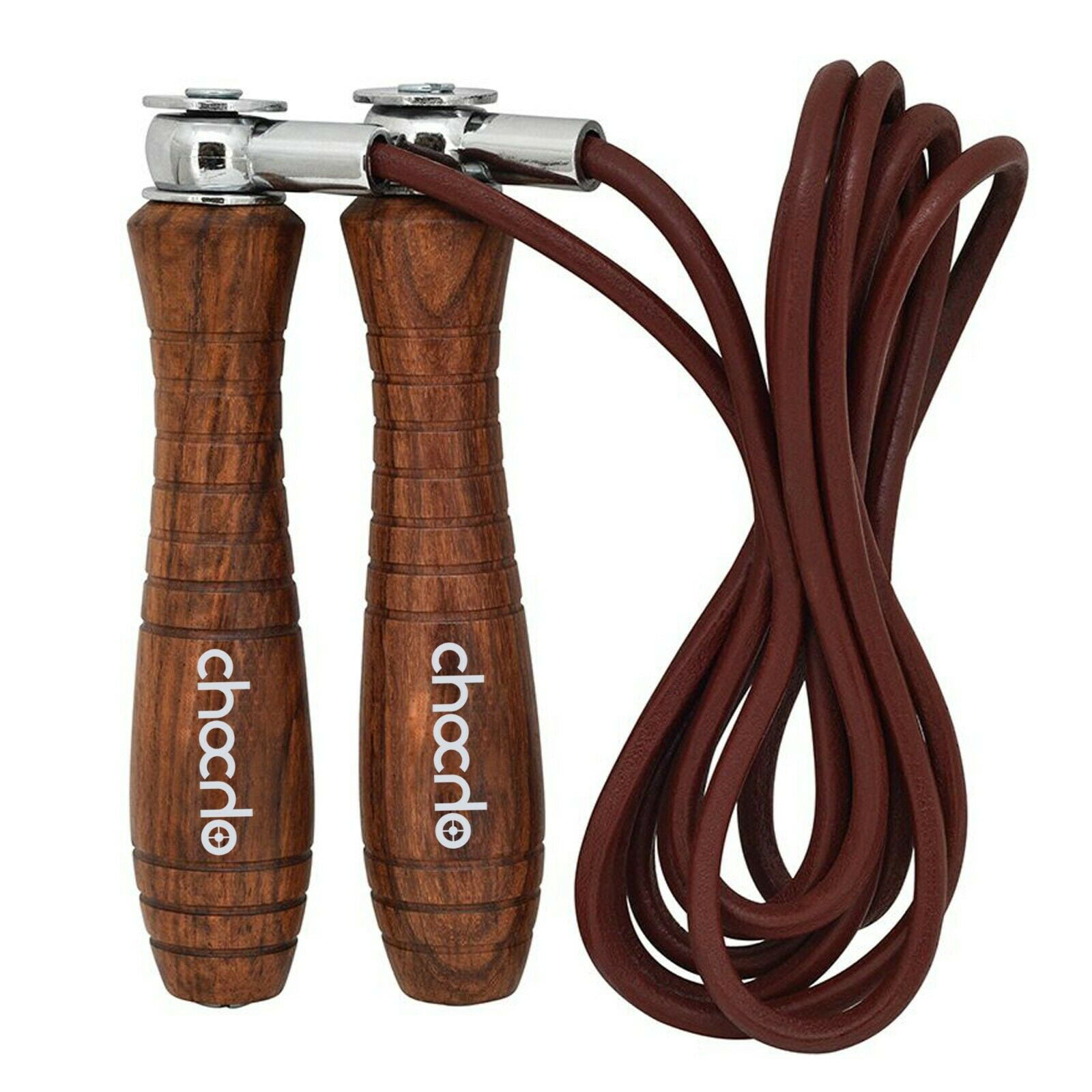 ARD Pro Leather Skipping Speed Rope Adjustable Weighted 