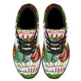 thumbnail image 2 of Chickens ChriStas Is Better On The Farm Shoes Sneakers Black Size 13, 2 of 7