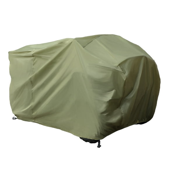 Unique Bargains XL Size ATV Cover 190 Polyester Waterproof for Polaris for Honda for Yamaha for Can-Am for Suzuki Green