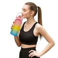 kosheko 2Liter BPAFree Sports Water Bottle with Motivational Quotes