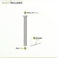 thumbnail image 6 of 38in Tall (1 Post) Freestanding Zippity Finishing Post for Davidson or Kensington Portable Fences, Post with Portable Foot for Outdoor & Indoor Fence for Temporary Events, Easy DIY Install, ZP19063, 6 of 9