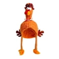 thumbnail image 2 of Thanksgiving Turkey Hat Turkey Head Costume Plush Gobbler Hat for Thanksgiving Trot Dress Up Party, Role Play and Carnival Cosplay, 2 of 5