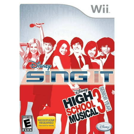 Wii Disney High School Musical 3 Senior Year Sing It - Microphone Required