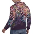 thumbnail image 6 of Sikiie Fireworks2 Men's Hoodie, Essentials Hoodie, Sweatshirt, Pullover Hooded Sweatshirt for Men-Medium, 6 of 7